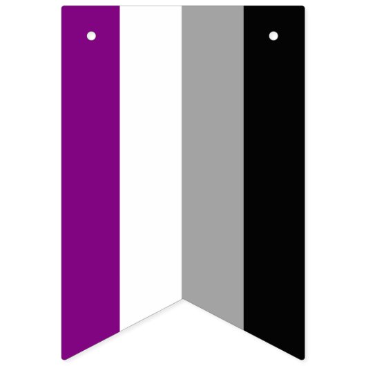 Aseksuele Pride-vlag Vlaggetjes (Tweede vlag)