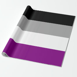 Aseksuele Pridevlag (Ace) (Aseksualiteit) Cadeaupapier