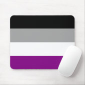Aseksuele Pridevlag (Ace) (Asexualiteit) Muismat (Met muis)