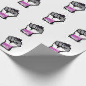 Aseksuele protestlijst cadeaupapier (Hoek)