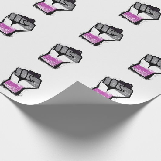 Aseksuele protestlijst cadeaupapier (Hoek)