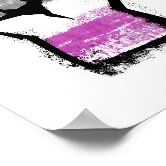 Aseksuele protestlijst poster (Hoek)