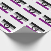 Aseksuele protestvlag cadeaupapier (Hoek)