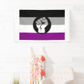 Aseksuele Protestvlag Spandoek (Insitu)
