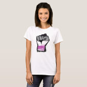 Aseksuele protestvuist t-shirt (Voorkant volledig)
