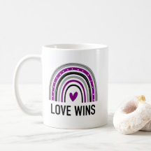 Aseksuele Regenboog Liefde Wint