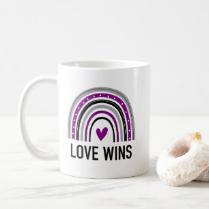 Aseksuele Regenboog Liefde Wint Koffiemok