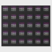 Aseksuele Retro Pride Cadeaupapier (Vlak)