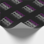 Aseksuele Retro Pride Cadeaupapier (Hoek)