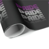 Aseksuele Retro Pride Cadeaupapier (Rol Hoek)