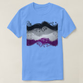 Aseksuele siervlag t-shirt (Design voorkant)