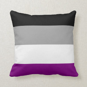 aseksuele trots vlag dek kussen