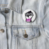 Aseksuele Trots Vuist Ronde Button 5,7 Cm (In situ)