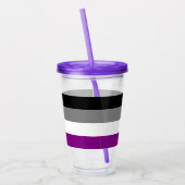 Aseksuele Tumbler Acryl Drinkbeker (Links)