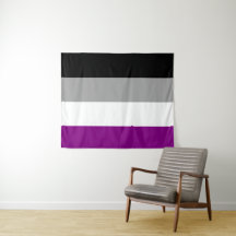 Aseksuele vlag 50 x 60