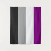 Aseksuele vlag 50 x 60 wandkleed (Voorkant)