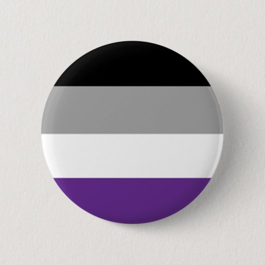 Aseksuele vlag-Button Ronde Button 5,7 Cm (Voorkant)