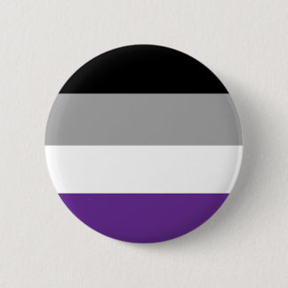 Aseksuele vlag-Button Ronde Button 5,7 Cm