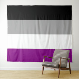 Aseksuele Vlag Extra Groot LGBT Wandkleed