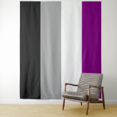 Aseksuele Vlag Extra Grote LHBT Wandkleed (In situ)