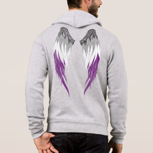 Aseksuele vlag - Halo - Vleugels Hoodie