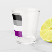 Aseksuele Vlag Shot glas (Rechts)