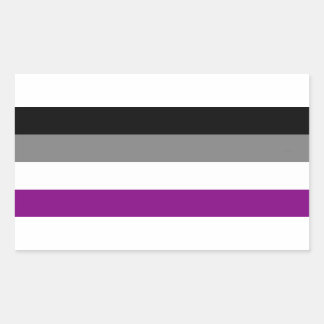 Aseksuele vlag sticker