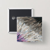 Aseksuele vlag vierkante button 5,1 cm (Voorkant /achterkant)