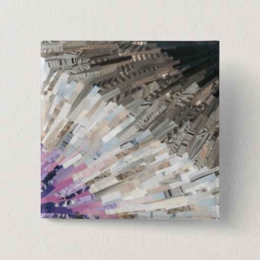 Aseksuele vlag vierkante button 5,1 cm (Voorkant)