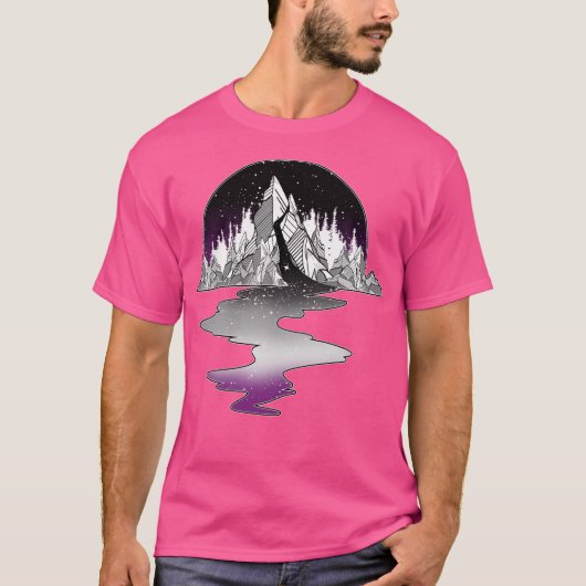 Aseksuele Vlaggebergte T-shirt (Voorkant)