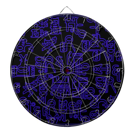Asemische Zwervelingen I Dartbord (Voorkant)