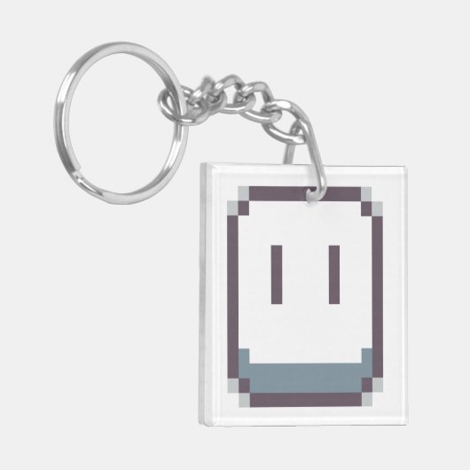 Aseprite Face Sleutelhanger (Voorkant Links)