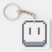 Aseprite Face Sleutelhanger (Voorkant)