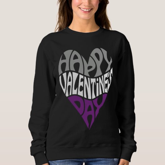 Asexual Ace Pride Valentine's Day LGBTQ LGBT Trui (Voorkant)