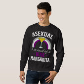 Asexual And In Need Of A Huge Margarita Asexual Pr Trui (Voorkant volledig)