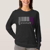 Asexual Barcode Pride Human Cute Ace Aesthetic LGB T-shirt (Voorkant)