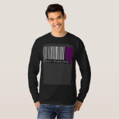 Asexual Barcode Pride San Francisco California Cut T-shirt (Voorkant volledig)