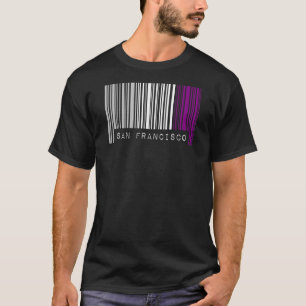 Asexual Barcode Pride San Francisco California Cut T-shirt