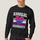 Asexual Biromantic Pride Flag Cute  Ace Aesthetic Trui (Voorkant)