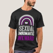 Asexual Demiromantic Awkward Asexual Pride Bohemia T-shirt (Voorkant)