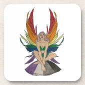 Asexual Faerie Bier Onderzetter (Voorkant)