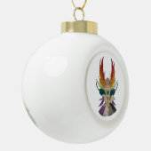 Asexual Faerie Keramische Bal Ornament (Links)