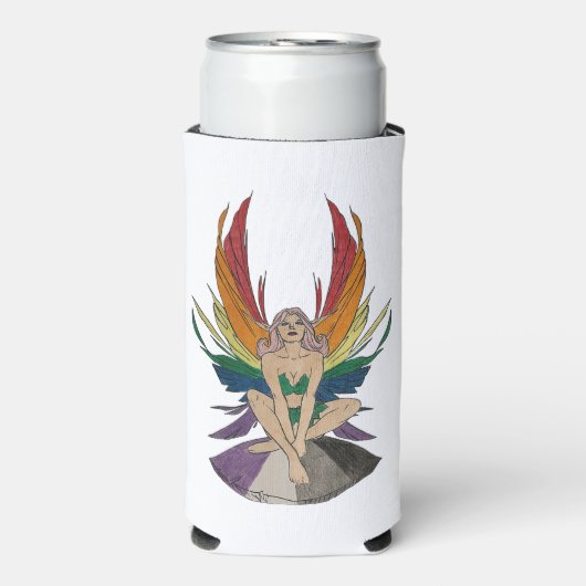 Asexual Faerie Seltzer Blikjeskoeler (Seltzer Voorkant)