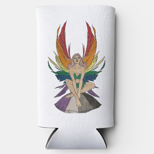 Asexual Faerie Seltzer Blikjeskoeler (Voorkant)