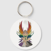 Asexual Faerie Sleutelhanger (Achterkant)