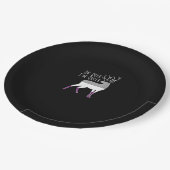 Asexual Flag Oh Deer Queer Pride Funny LGBT Design Papieren Bordje (Gekanteld)