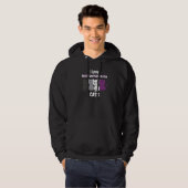 Asexual Flag Pride LGBTQ Cats cute Asexual Cat   Hoodie (Voorkant volledig)