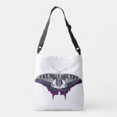 Asexual Flag Swallowtail Butterfly Crossbody Tas (Achterkant)