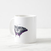 Asexual Flag Swallowtail Butterfly Koffiemok (Voorkant links)