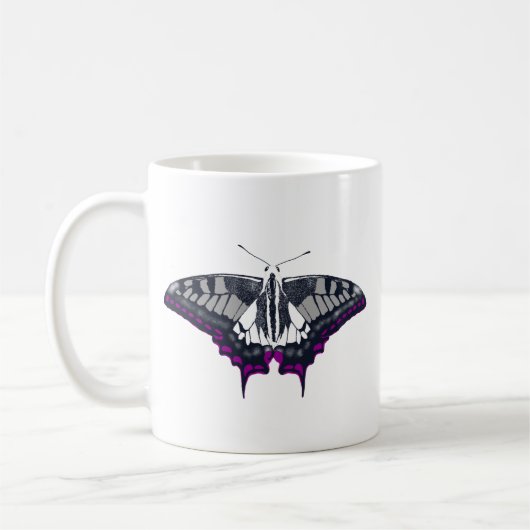 Asexual Flag Swallowtail Butterfly Koffiemok (Links)